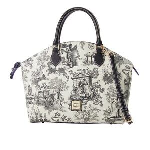 New, Disney Haunted Mansion Dooney & Bourke Black and White Satchel